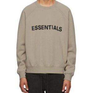 Fear of God Essentials Taupe Crewneck | M